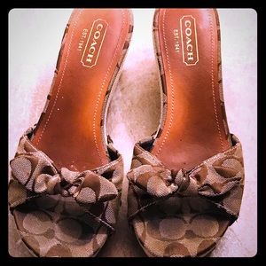 Coach 💯 Authentic Wedges